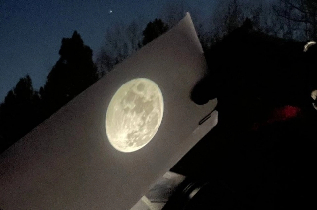 Проекция полнолуния.