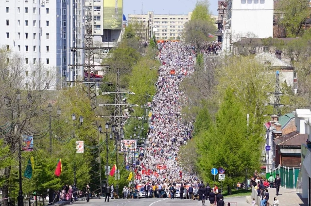 Бессмертный полк в Хабаровске