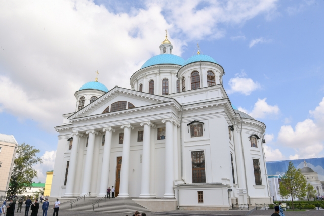 Праздник в Казани проходит в недавно возведенном Соборе.