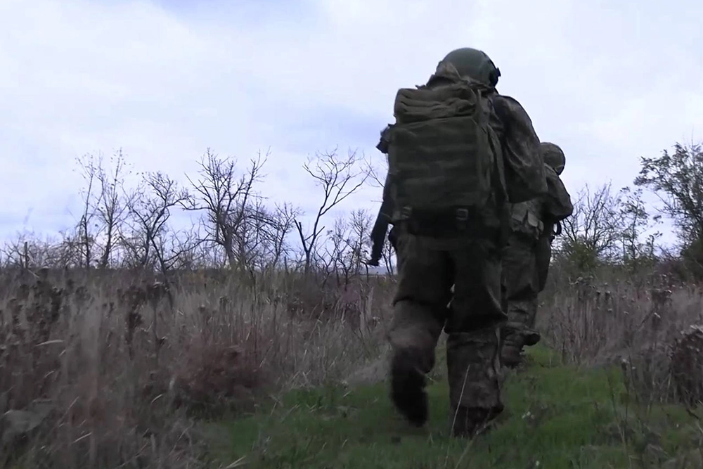 Работа штурмовиков в Днепропетровской области.