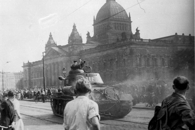 Танки Группы в Лейпциге,17 июня 1953 года.