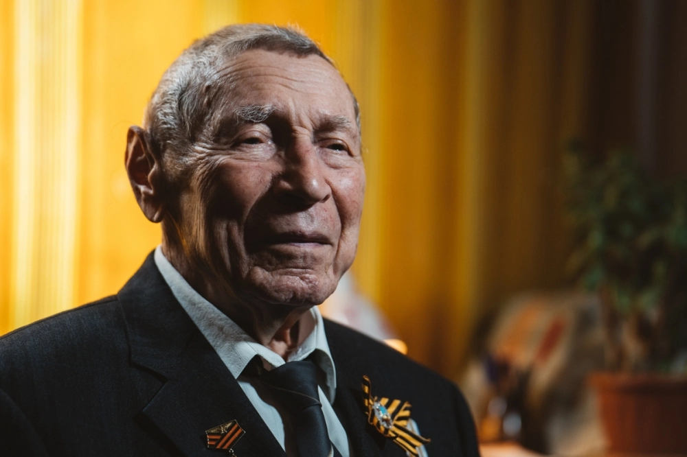 Ветеран Юрий Самойлов.