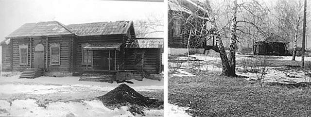 Церковь и сторожка.