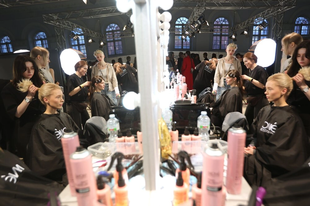 На показе в ЦВЗ «Манеж».