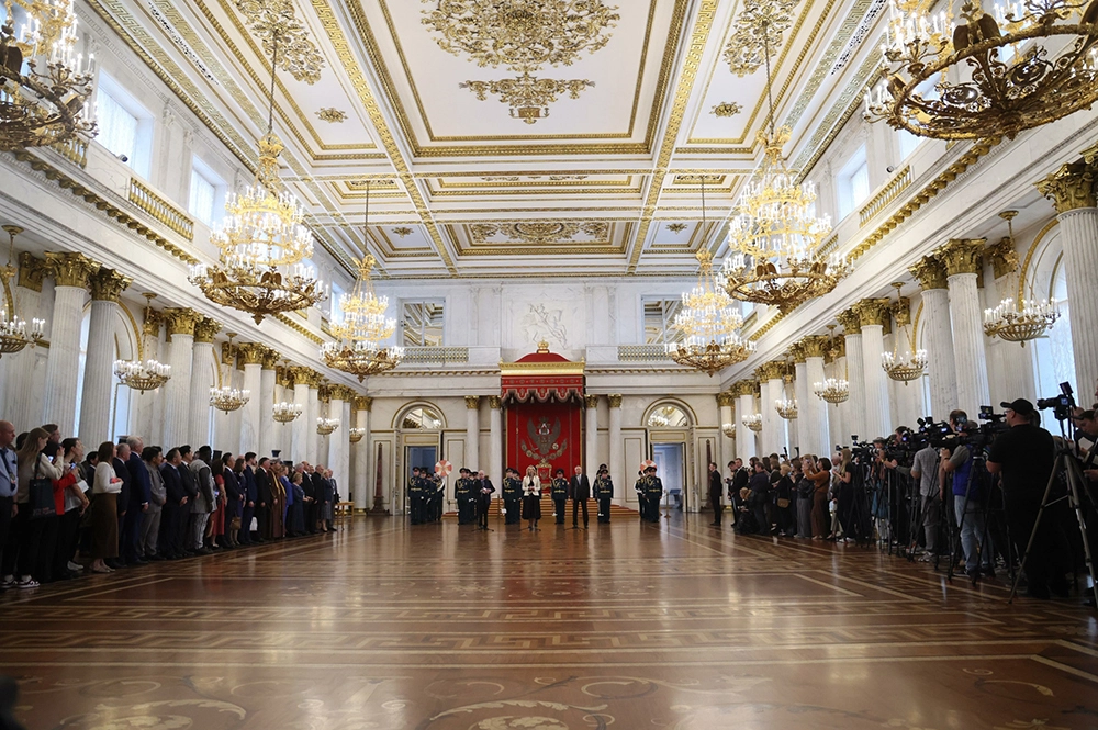 Георгиевский зал Зимнего дворца.
