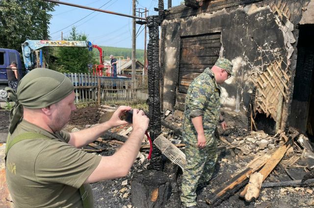 В Свердловской области в пожаре погибли четыре человека