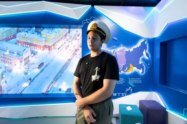 Второкурсник Даниил Зарубин. 