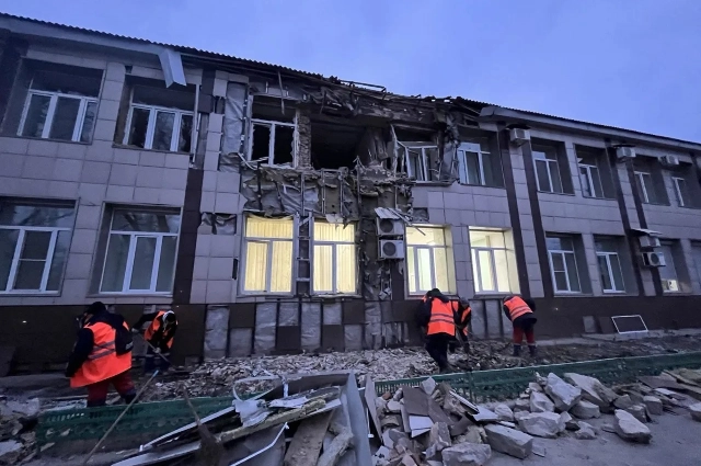 Врачи Донбасса, разрушенный дом