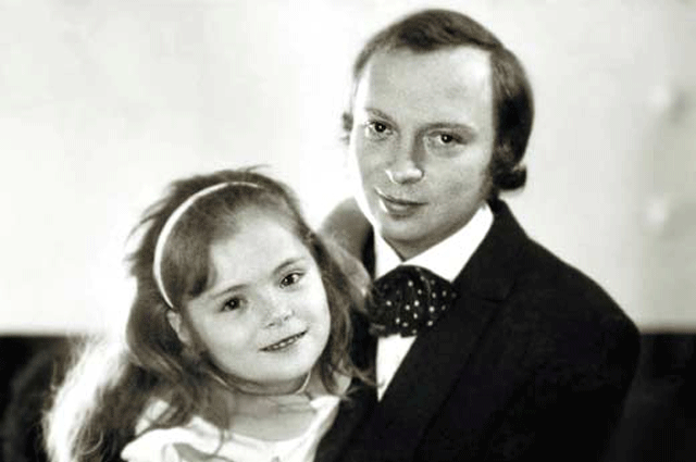 Валерий Ободзинский с дочерью.