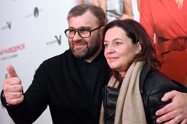Актер Михаил Пореченков с супругой Ольгой