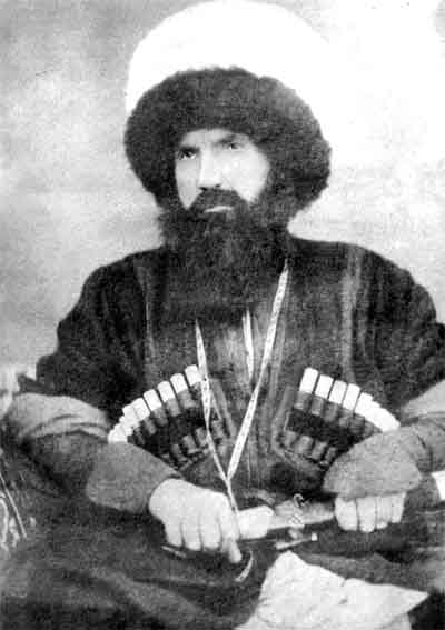 Первая фотография имама Шамиля, сделанная в начале сентября 1859 г. графом И. Г. Ностицом в Чирюрте.