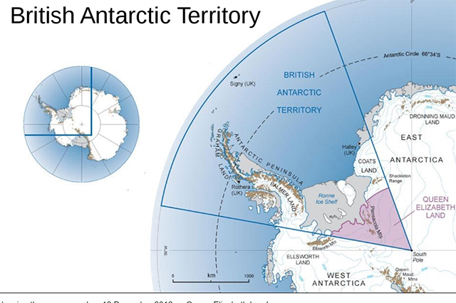 Земля Королевы Елизаветы в Антарктике. 