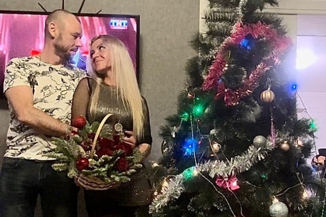 Влюблённые Алина и Сергей. Новогодняя ночь 2023-24 год.