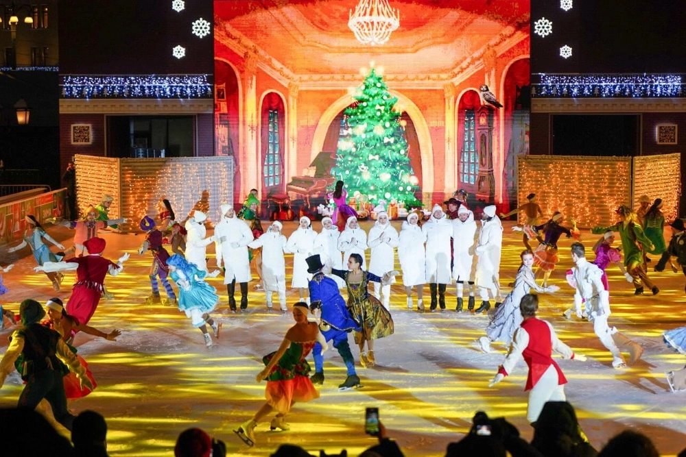 Москва, Новый год, Парк Горького