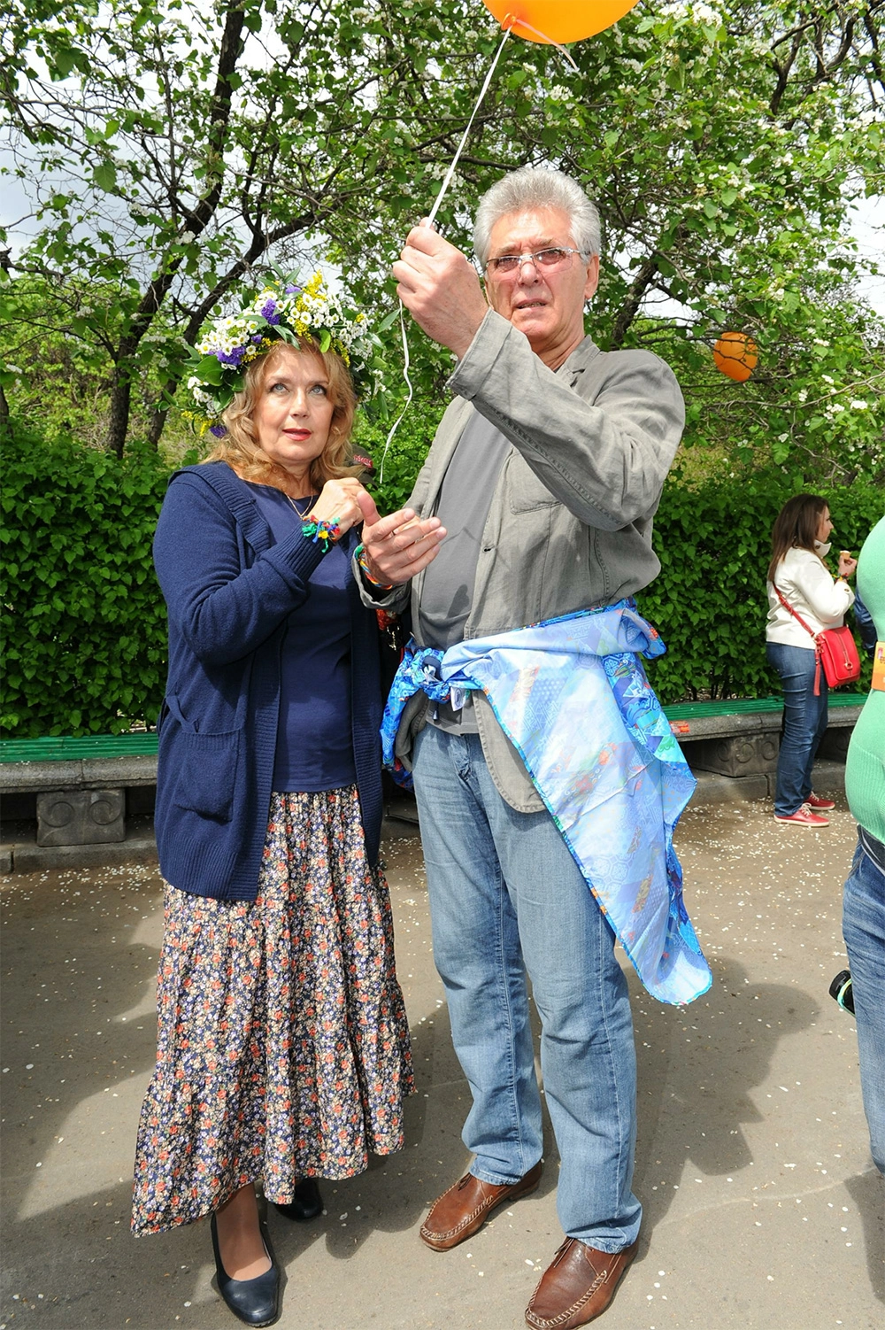 Ирина Алферова и c мужем Сергеем Мартыновым.