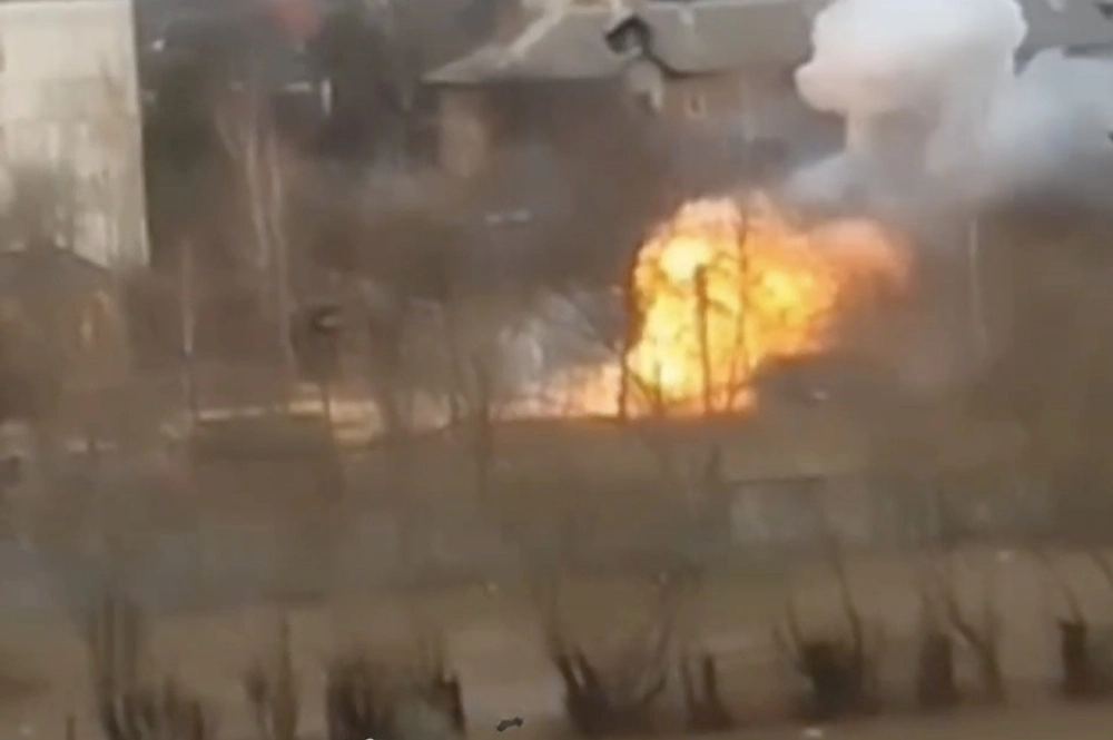 Взрыв боеприпасов в Сумах