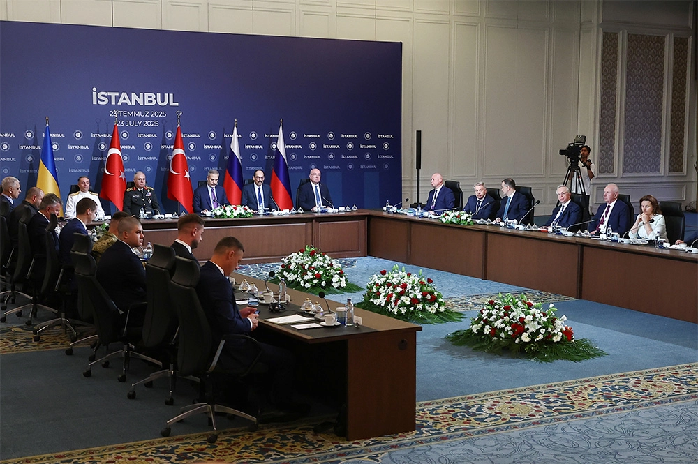 Переговоры во дворце Чираган в Стамбуле 23 июля 2025 г.