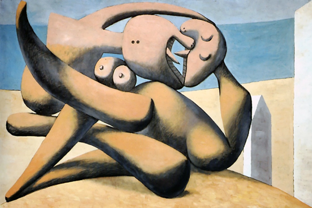 «Фигуры на берегу моря», (1931), Пабло Пикассо