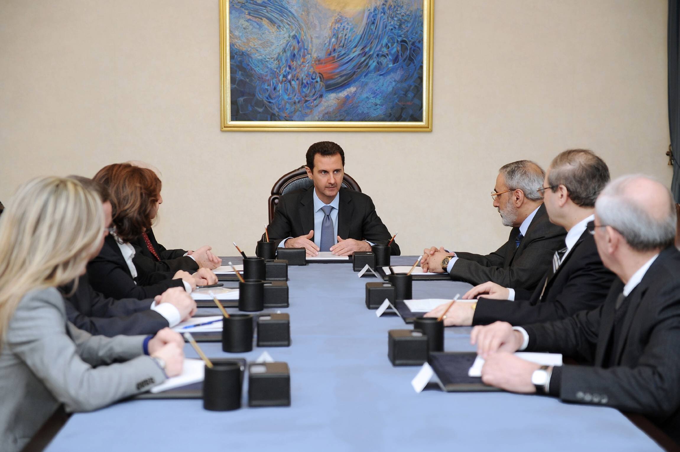 Делегация Башара Асада на конференции Женева-2