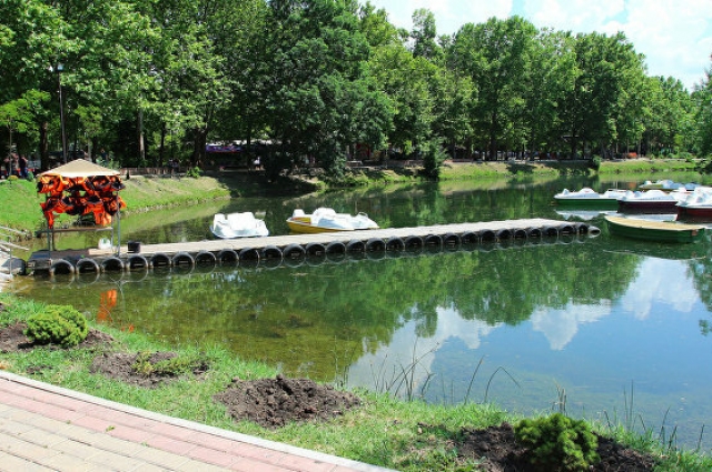 Парк имени Гагарина в Симферополе.