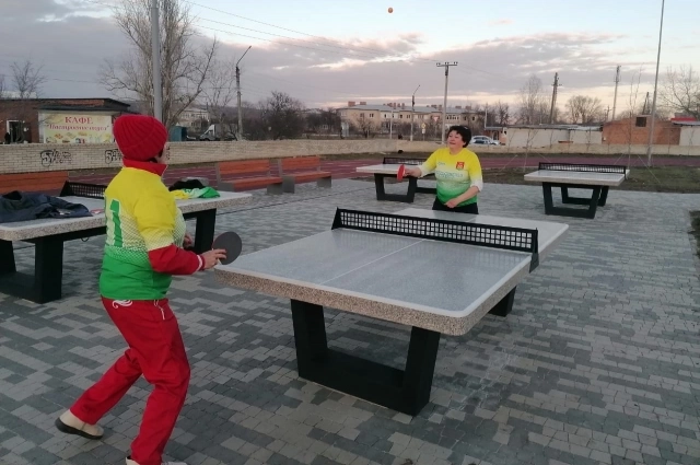Настольный теннис - одно из любимых занятий жителей Чистоозёрного.