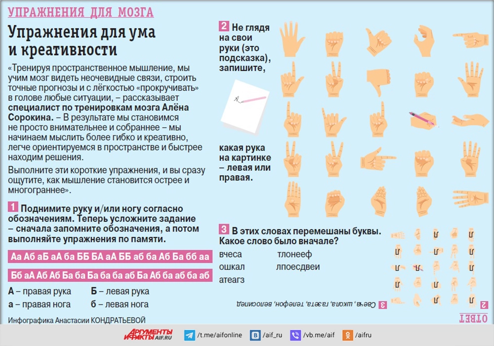 Какие упражнения помогают развивать пространственное мышление? Какие упражнения помогают развивать пространственное мышление?