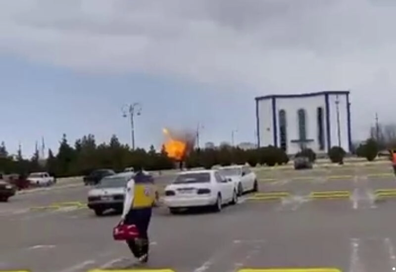 Удар беспилотника по аэропорту Нахичевани в Азербайджане