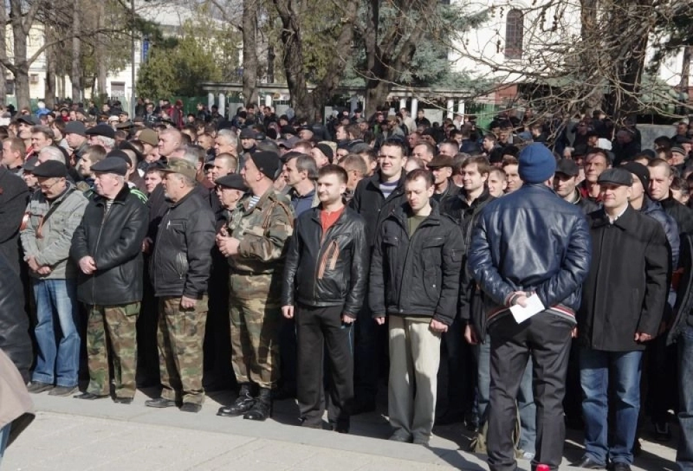 Крымские ополченцы.