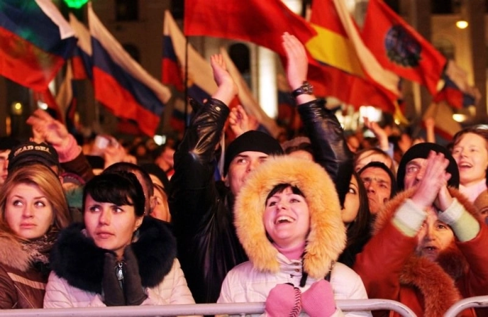  Праздничный концерт, посвящённый возвращению в Россию. 