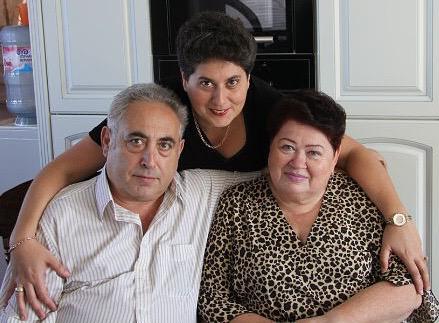 Ольга Бухановская и ее родители