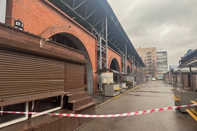 Рынок полностью оцеплен.