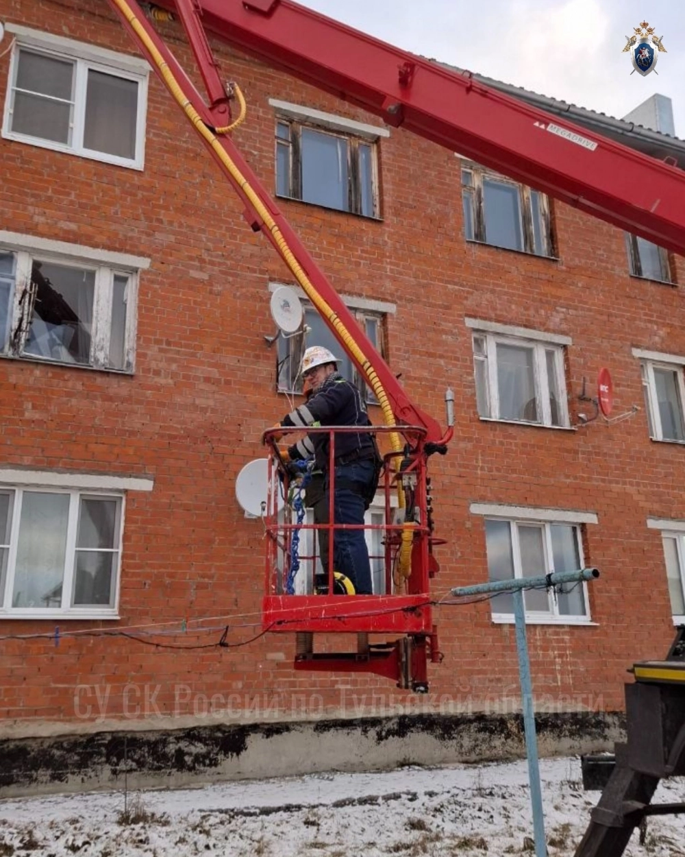 Дом, где погибла семья.