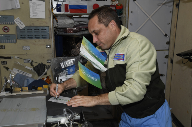 Космонавт Антон Шкаплеров.