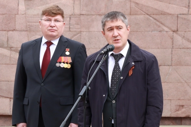 Участников поприветствовали Дмитрий Махонин и Вячеслав Григорьев