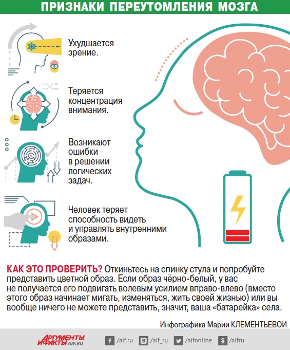 Инфографика, мозг
