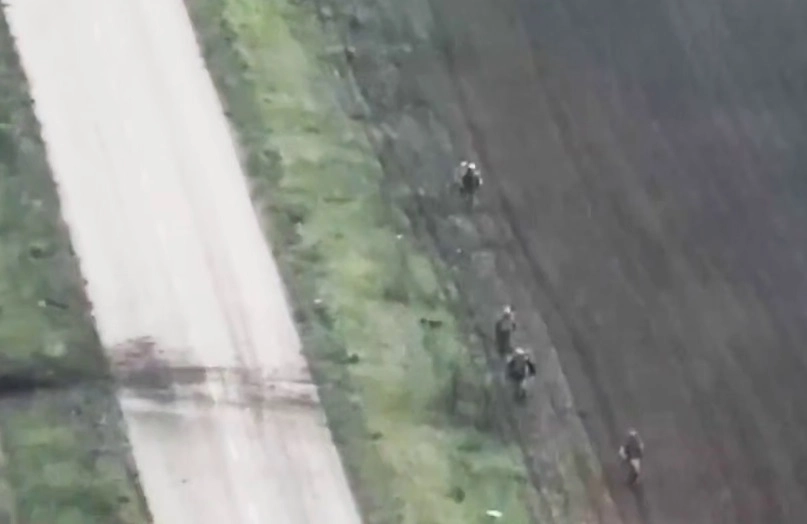 Бегство боевиков ВСУ с позиций под Гуляйполем.