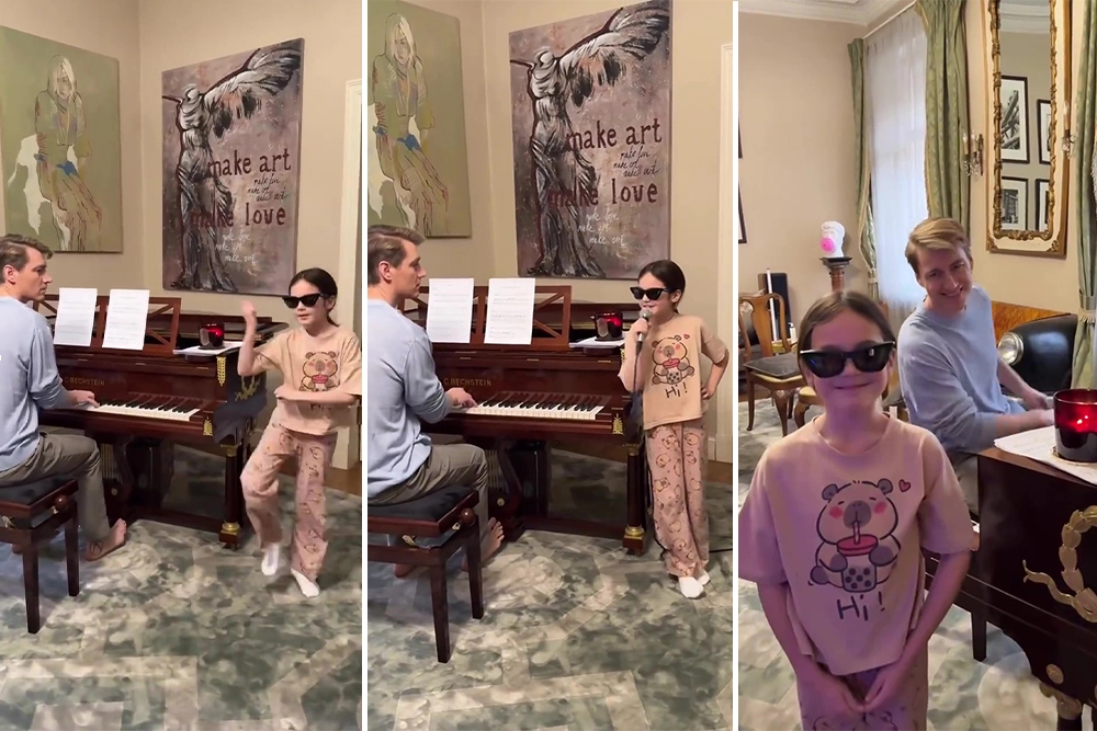 Алексей Воробьев и Оливия.