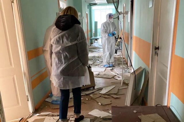 Ирина Гехт опубликовала фото пострадавших помещений.