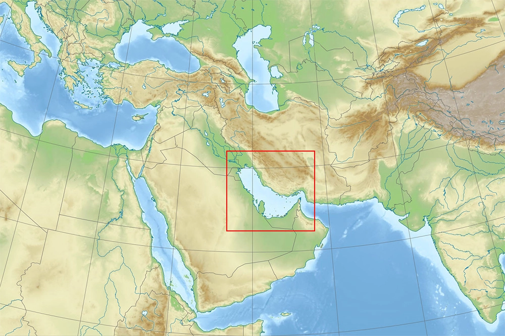 Персидский залив.