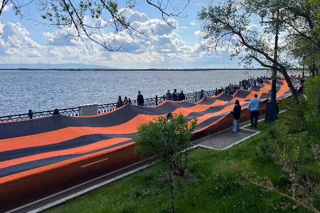 РКФ: «Запустили волну Победы» - 300-метровая георгиевская лента