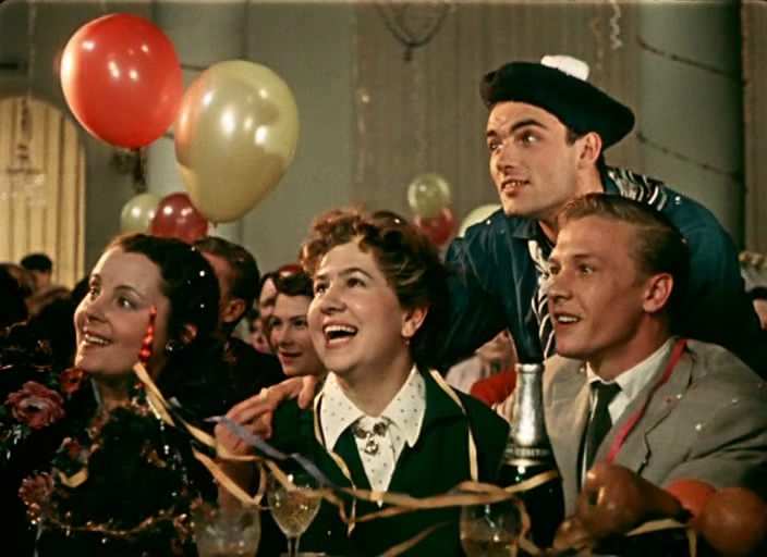 Инна Ульянова в фильме «Карнавальная ночь», 1956 г.
