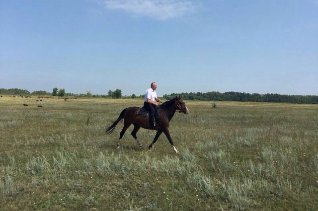 Валерий Радаев на коне