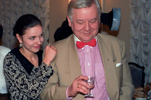 Марина Зудина и Олег Табаков. 1998 г.