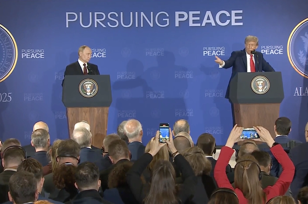 Пресс-конференция Владимира Путина и Дональда Трампа. 