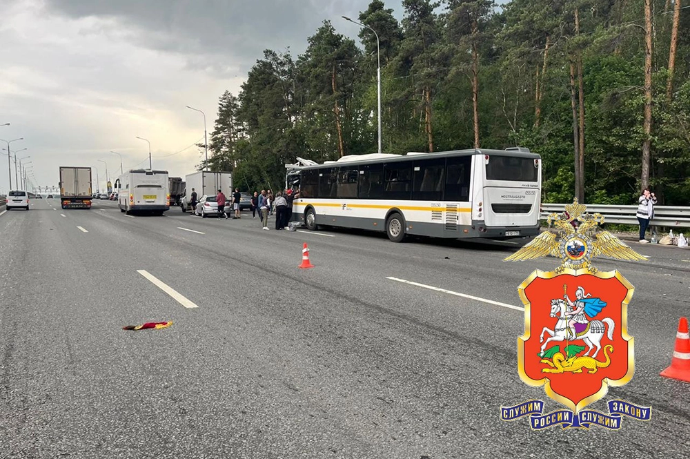 Авария на трассе «Чехов-Москва».