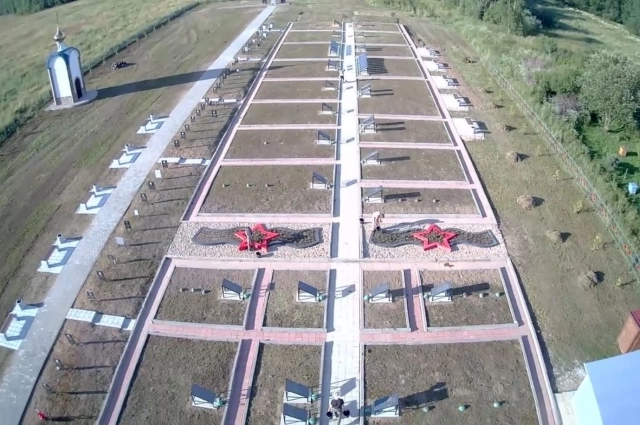 Захоронение в деревне Веригино.