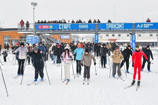 Флагманская лыжная трасса в парке 850-летия Москвы.