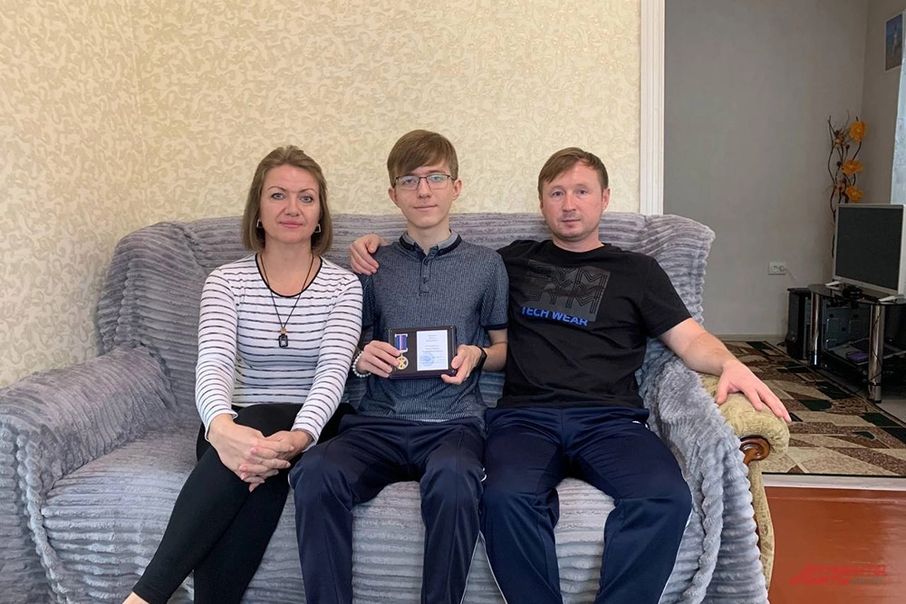 Семья Данилы.