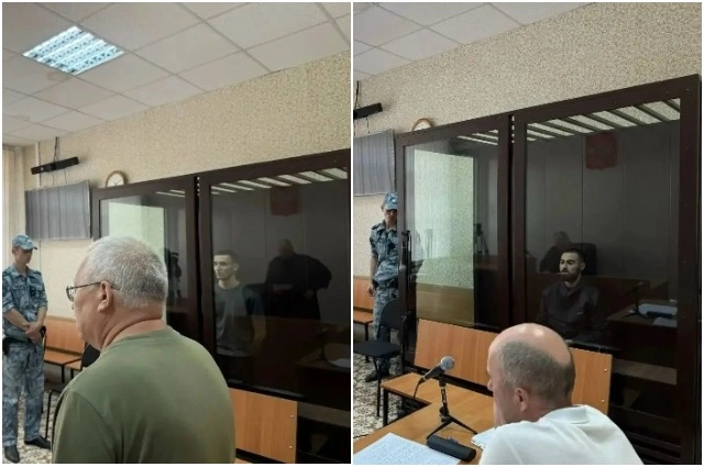 Похитители в суде.
