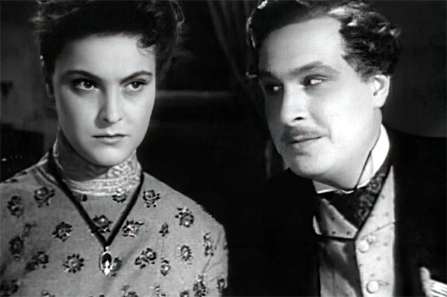 Татьяна Пилецкая и Олег Басилашвили в фильме «Невеста», 1956 г.